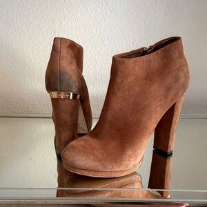 Michael Kors Suede Boots size 9 Michael Kors Brown Suede Ankle Boot